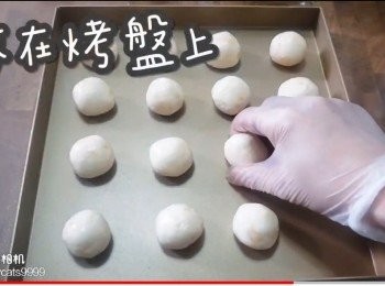 step22: 放在烤盤上