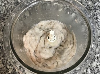 step5: 高速打碎後，再低速打勻；