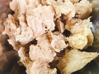 step6: 氣炸後的烤麩。