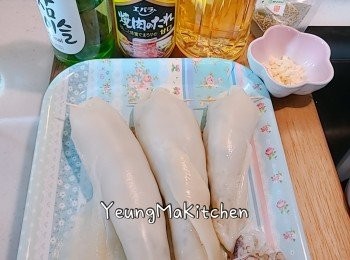 step9: 將<span class="group_1">燒汁材料</span>混和。