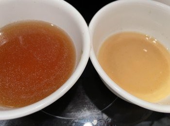 step2: 你OmniPork新肉絲解凍備用，<span class="group_2">調味醬汁</span>材料混合攪勻，調味料醬汁分成兩份，取100ml<span class="group_2">調味醬汁</span>做<span class="group_3">茨汁</span>，混合粟粉攪勻備用，其餘<span class="group_2">調味醬汁</span>備用。