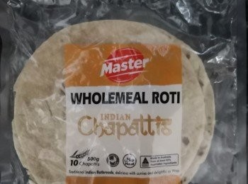 step2: 將印度烤餅塗牛油用煎pan烤熱