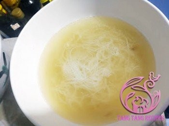 step7: 注入鴨骨上湯。