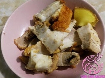 step2: 燒肉盛起備用。