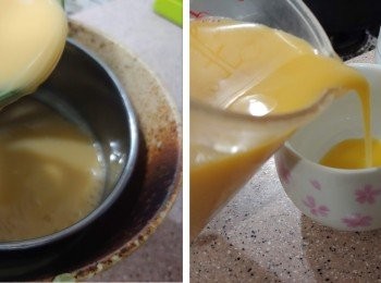 step2: 過篩再倒入茶碗