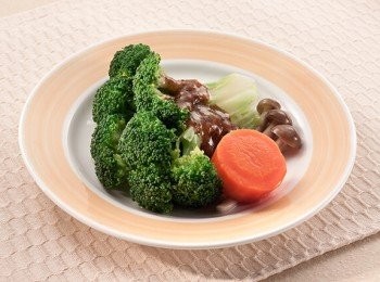 step2: 青江菜、油菜、芥藍菜、白花椰菜、四季豆及其他硬梗蔬菜均可。