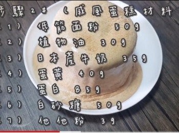 step16: 步驟2# <span class="group_2">戚風蛋糕材料</span>