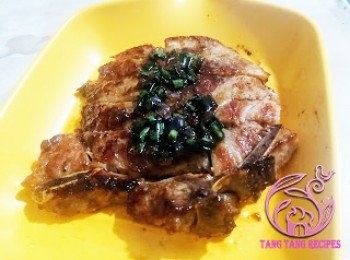 step8: 上碟加入蔥油即成。