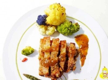 step13: 接下來依照自己喜好擺盤，色香味俱全~