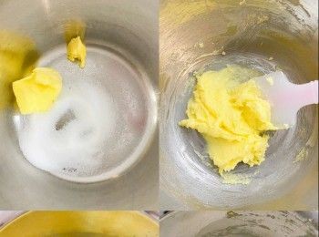 step2: 混合牛油、糖