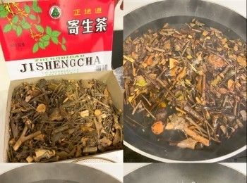 step1: 洗淨桑寄生 放入已有滾水的細煲中
水滾後可再用熱水沖洗多次