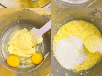 step3: 加入雞蛋拌勻