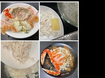 step1: 蟹預早蒸熟，可雪入雪櫃做凍蟹