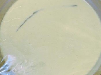 step4: 將混合漿放入雪櫃冷藏24小時