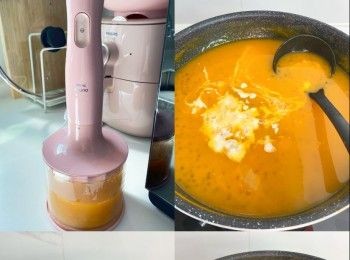 step3: 放涼，用攪拌器打至幼滑