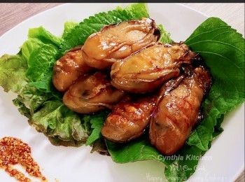 step7: 1. 自家金蠔解凍。