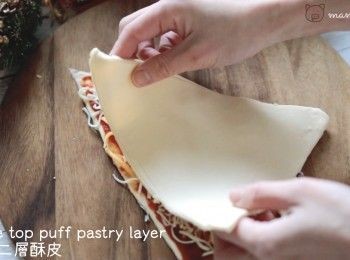 step9: 放上第二層酥皮