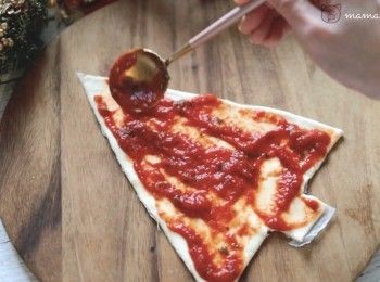 step7: 塗上混合好之茄醬