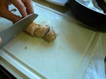 step7: 去掉棉線後切成適當大小即可