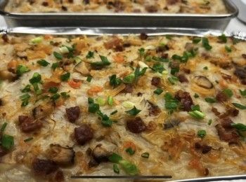 step12: ——最後，可以將蘿蔔糕，以大火或100度蒸1小時，美味的臘味蘿蔔糕便成。