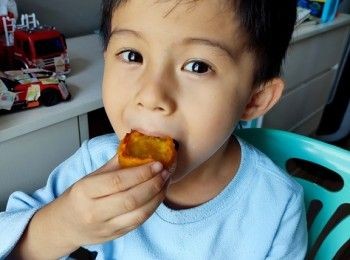 step5: 焗爐預熱，160度焗20分鐘搞掂