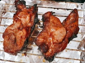 step4: 出爐，放置10分鐘後才切開，讓叉燒吸收肉汁