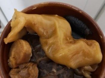 step3: 通常2次便發好，視付花膠的大少同厚度去決定，發到比原本乾時大約大1比1.5左右為合，便可用