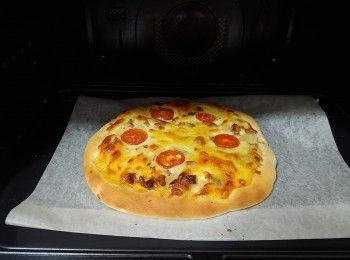 step14: 至批邊膨脹金黃便可出爐喇。