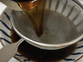 step4: 過篩，稍涼即可飲用