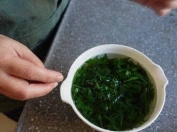 step4: 完成後浸冰水放涼 期間要換水四次至五次