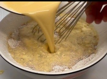 step7: 加入蛋漿拌勻