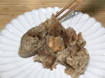 step8: 熱水蒸15分鐘即可享用