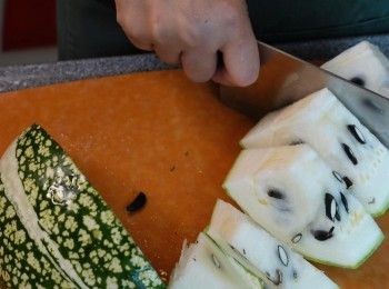 step5: 魚翅瓜切件