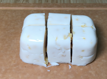 step6: 馬豆糕凝固後切件享用