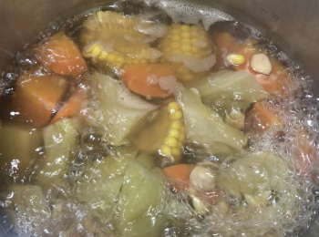 step3: 解壓後再用大火煮10分鐘