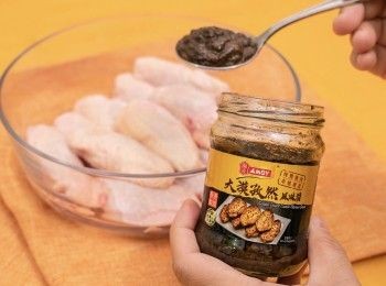 step3: 下淘大大漠孜然風味醬醃1小時