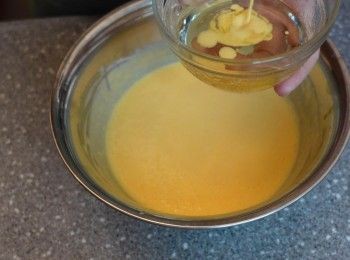 step7: 混合後 取一小部分與魚膠粉混和