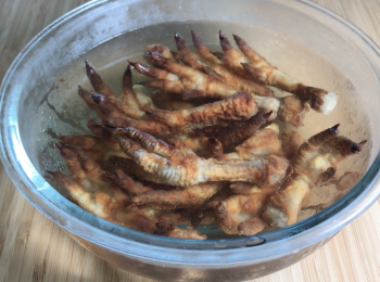 step4: 放冷藏浸泡冰水5小時以上