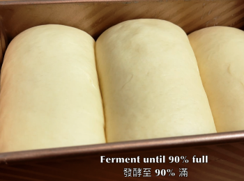 step17: 第二次發酵至90%滿