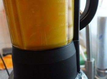 step6: 煮好後放入攪拌機內打至順滑