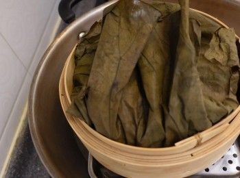 step7: 再次包好 隔水蒸8分鐘