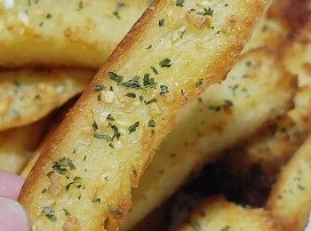 step3: 香脆可口，食唔停，香噴噴蒜蓉味