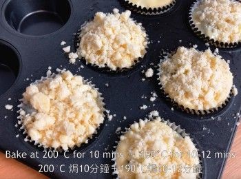 step15: 200°C 焗10分鐘＋190°C焗10-12分鐘
