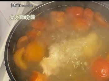 step8: 大火滾 10分鍾滾起