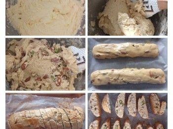 step1: 可將杏仁用160度C焗爐(烤箱)，烤10分鐘備用