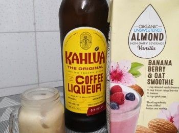 step1: 先倒咖啡酒做基底