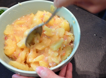 step5: 攪拌後放室溫2小時。