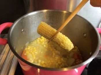step11: 取出粟米心
