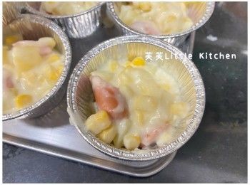 step6: 預熱焗爐180度，以180度烤10分鐘即可。