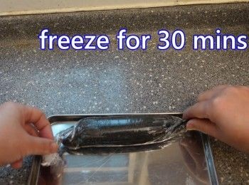step4: 餡料完成後 放入冰箱冰30分鐘